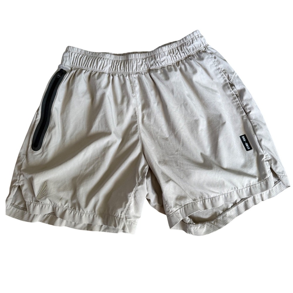ASRV DSG-0810 Mens Tan Training Shorts Size XS 5 Inch Inseam Gym Techwear